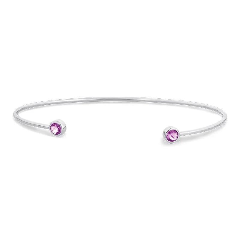 0.43CT, Pink Quartz Bracelet (BC163BQS)
