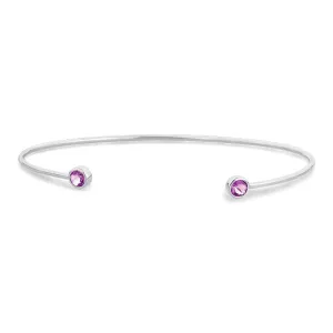 0.43CT, Pink Quartz Bracelet (BC163BQS)