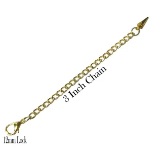 10 Pcs Pack Extension Chain findings for jewelry making