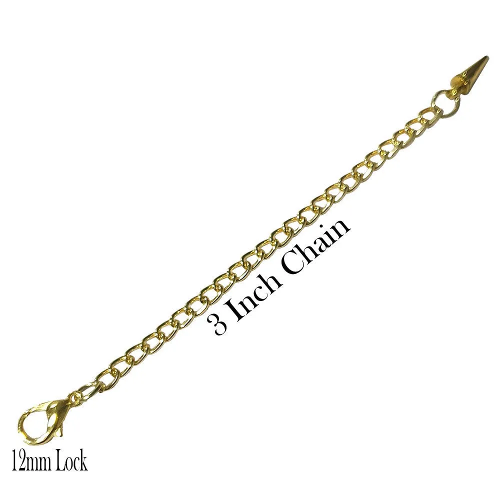 10 Pcs Pack Extension Chain findings for jewelry making