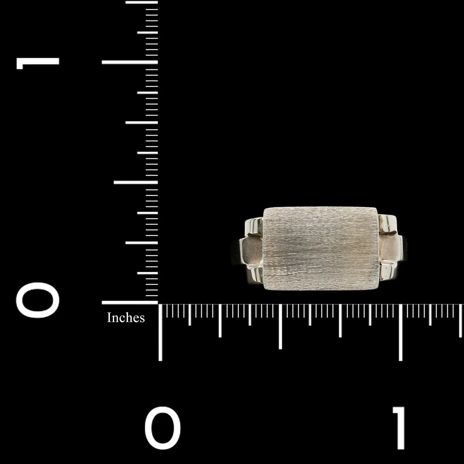 14K Two-tone Gold Estate Signet Ring