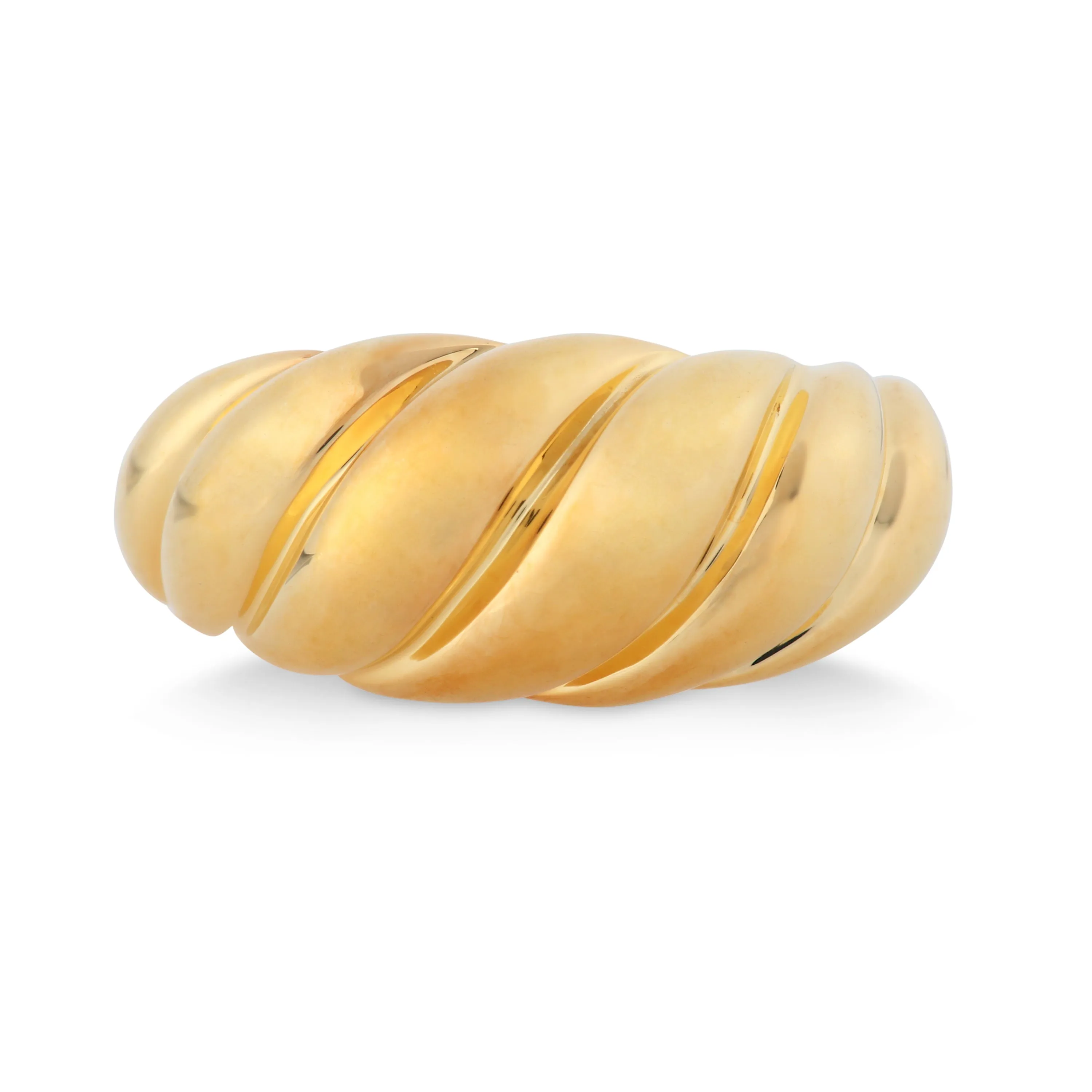 18k Gold Vermeil Croissant Ring