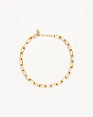 18k Gold Vermeil Fate Link Chain Bracelet