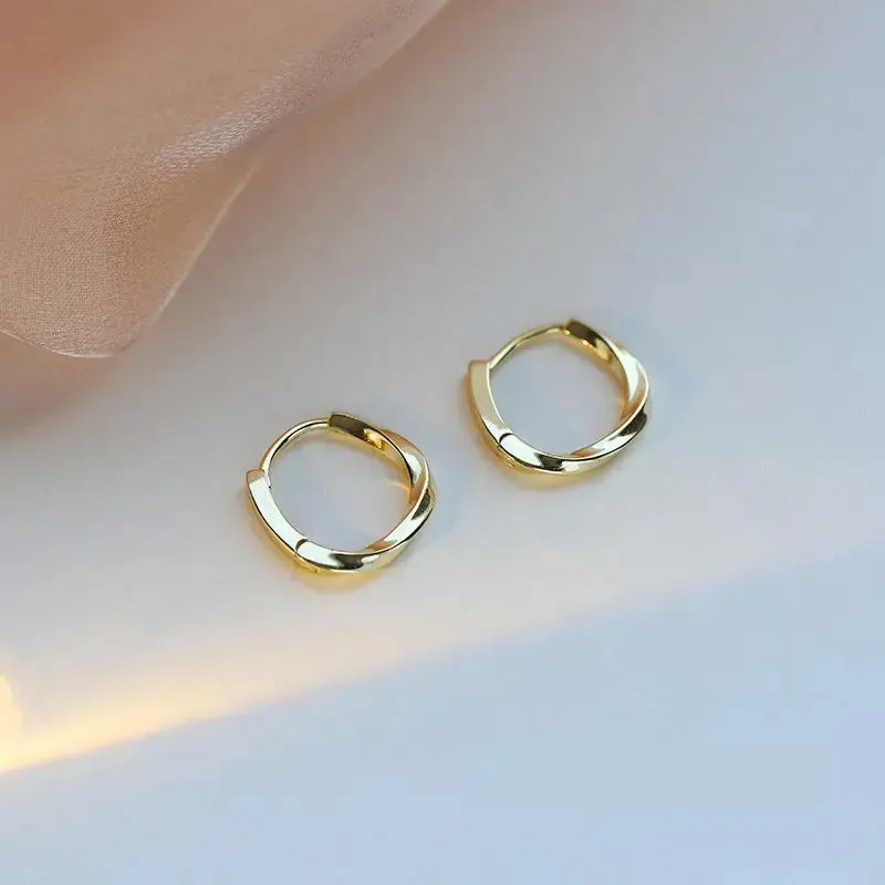 2022 Korean New Simple Temperament Circle Pearl Earrings Fashion Small Versatile Earrings Women's Jewelry