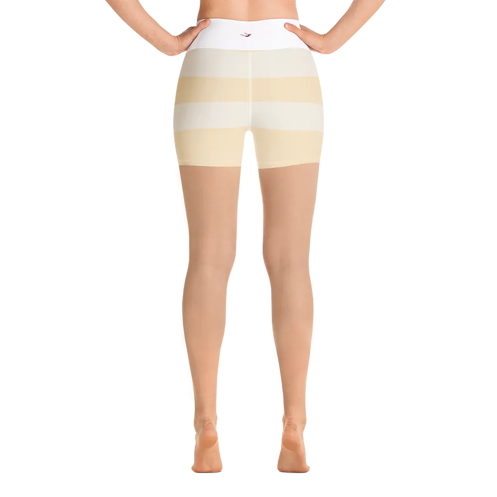 #57dada90 - Marshmallow Brittle Sorbet - ALTINO Yummy Yoga Shorts - Gelato Collection