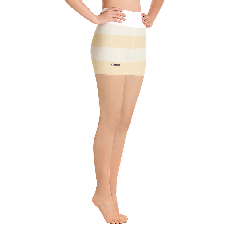 #57dada90 - Marshmallow Brittle Sorbet - ALTINO Yummy Yoga Shorts - Gelato Collection