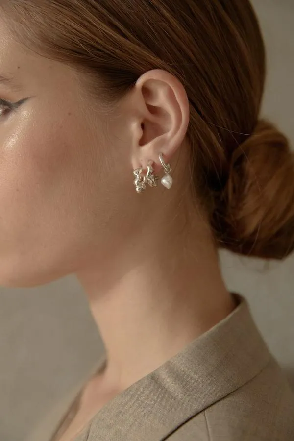Atoll Earrings - Silver