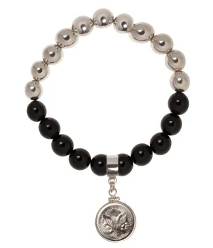 Australian 5 cent 10mm Bead Bracelet