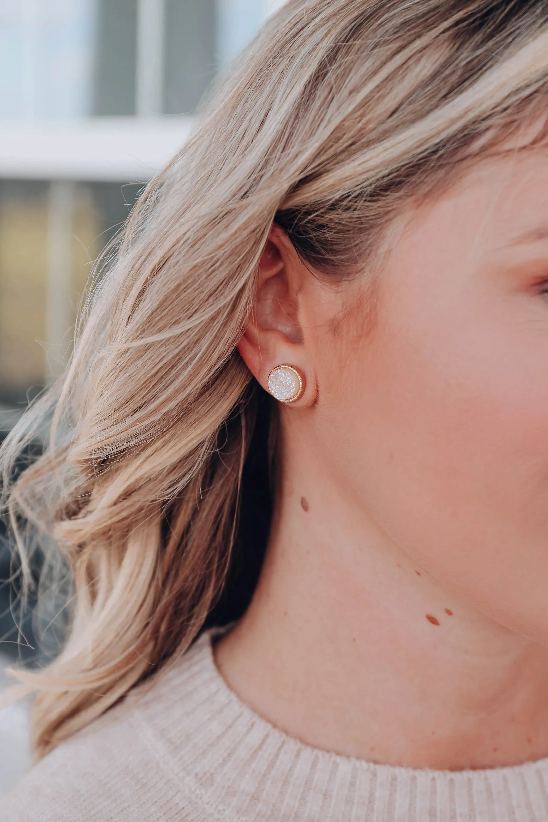 Berkely Earrings - Gold x Opal
