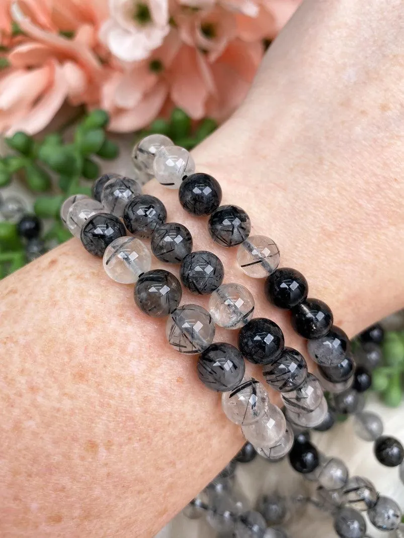 Black Tourmaline Quartz Bracelet