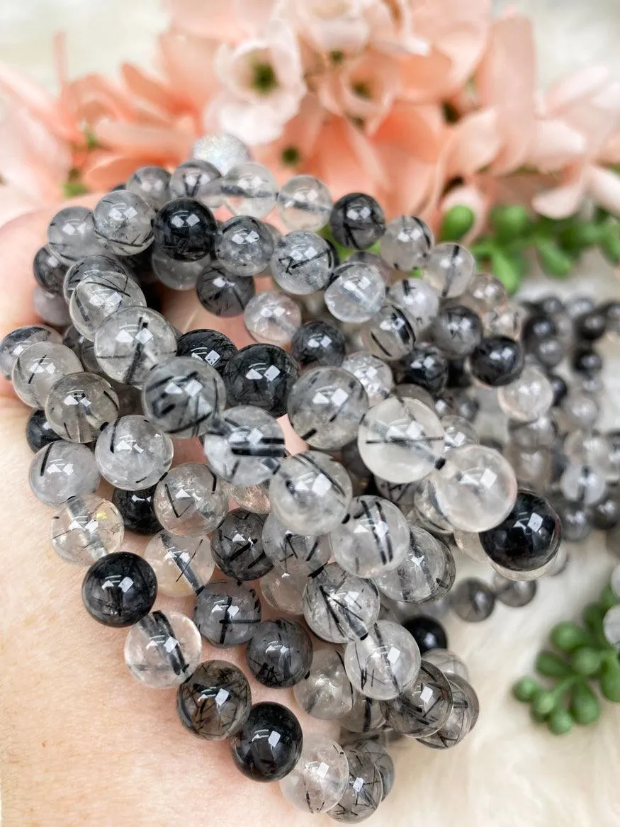 Black Tourmaline Quartz Bracelet