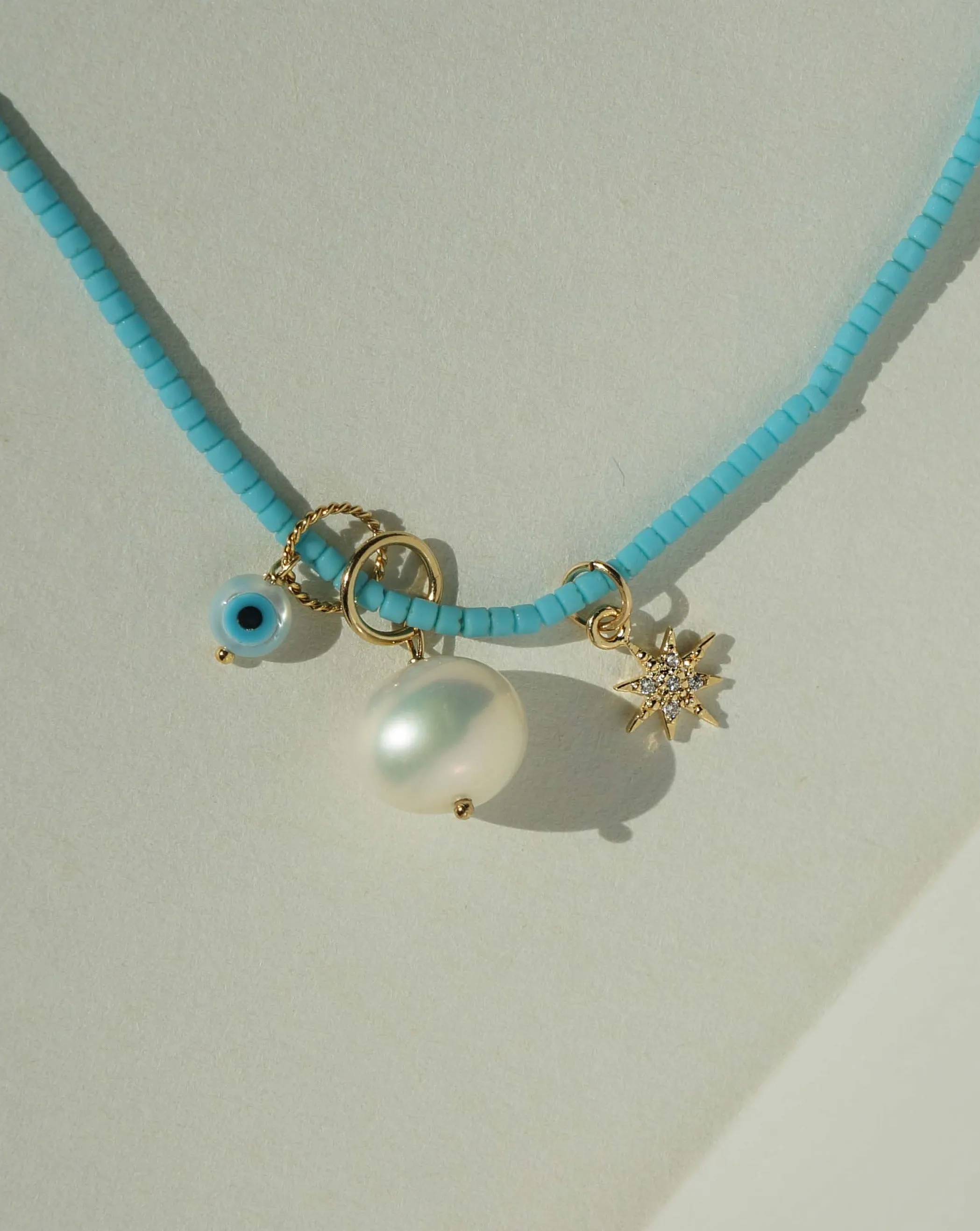 Brook Light Blue Necklace