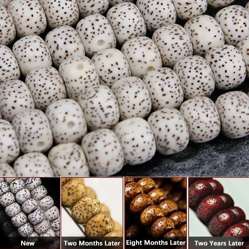 Buddha Stones 108 Mala Beads Bodhi Seed Yak Bone Avalokitesvara Lucky Pixiu Guan Gong Buddha Demon Peace Tassel Bracelet