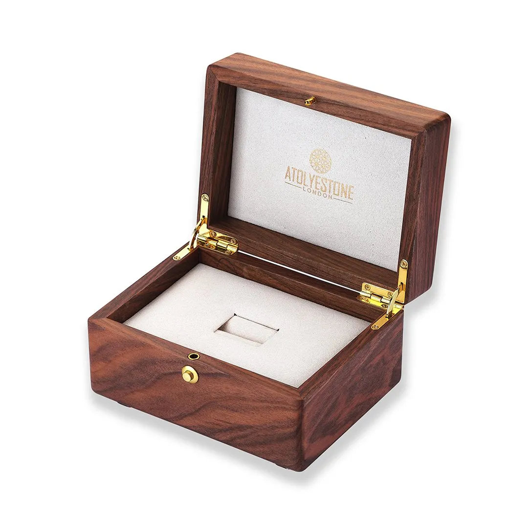 Carved Signet Square Ring Base for Family Crest - Solid Gold