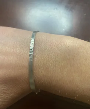Chambers & Beau Silver Banglet