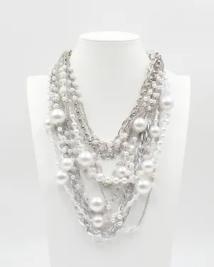 Chunky Pearl Layered Necklace