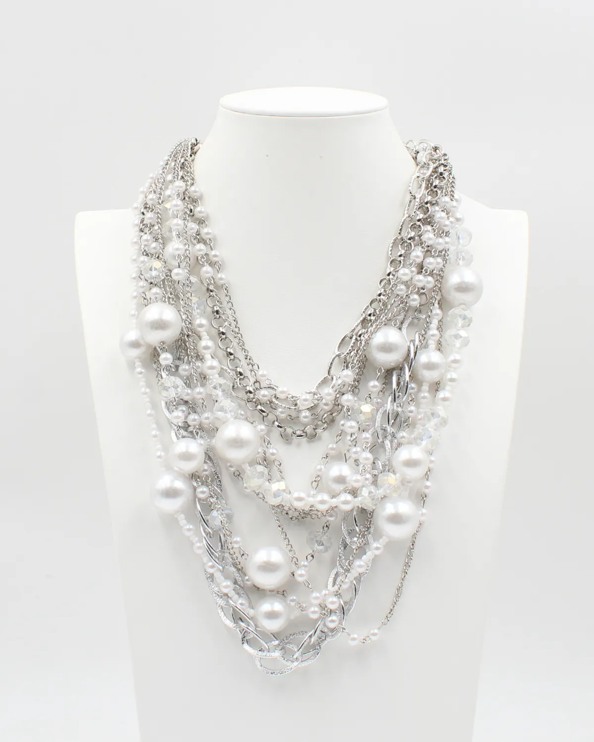 Chunky Pearl Layered Necklace