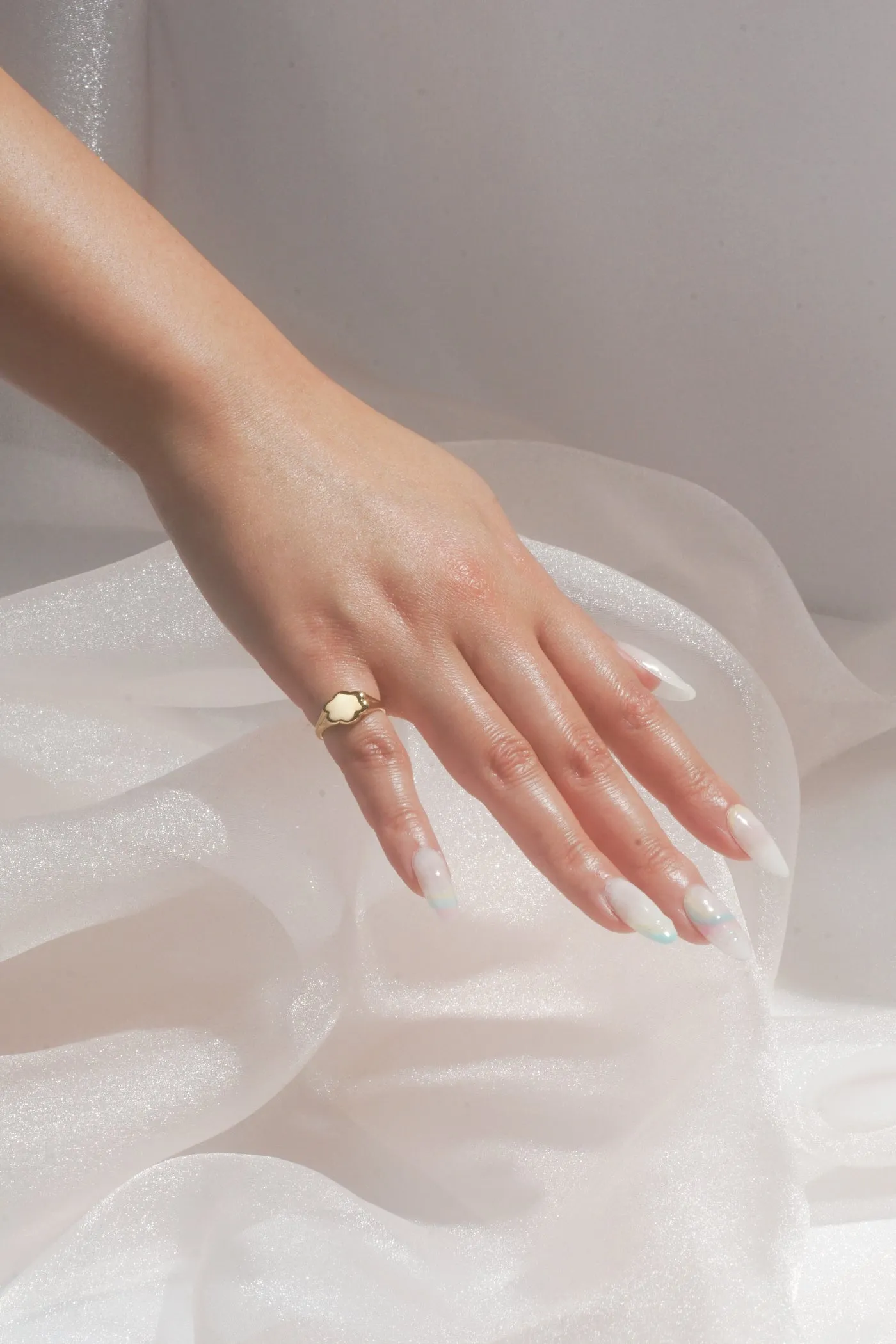 Cloud Signet Ring