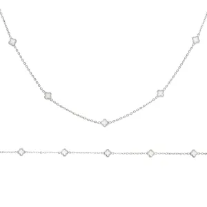 Clover Dainty Gift Set  - Silver & Pearl