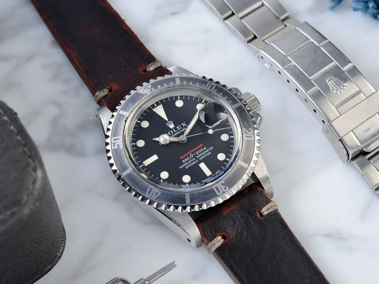 CURATED ROLEX 1680 RED SUBMARINER MK4