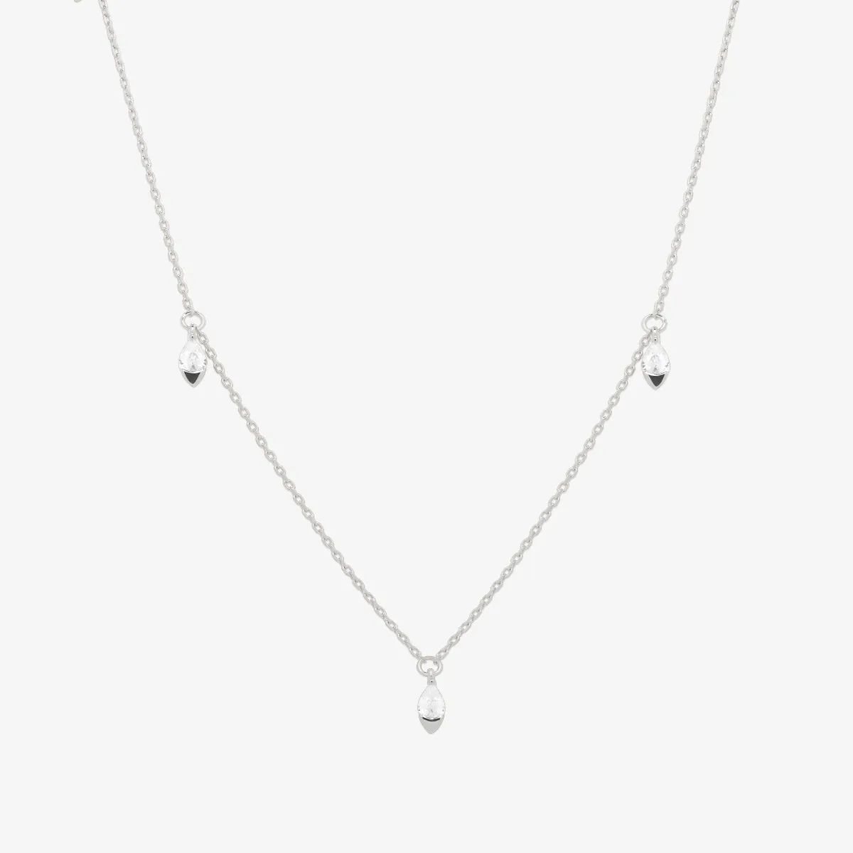 Dangle tear necklace