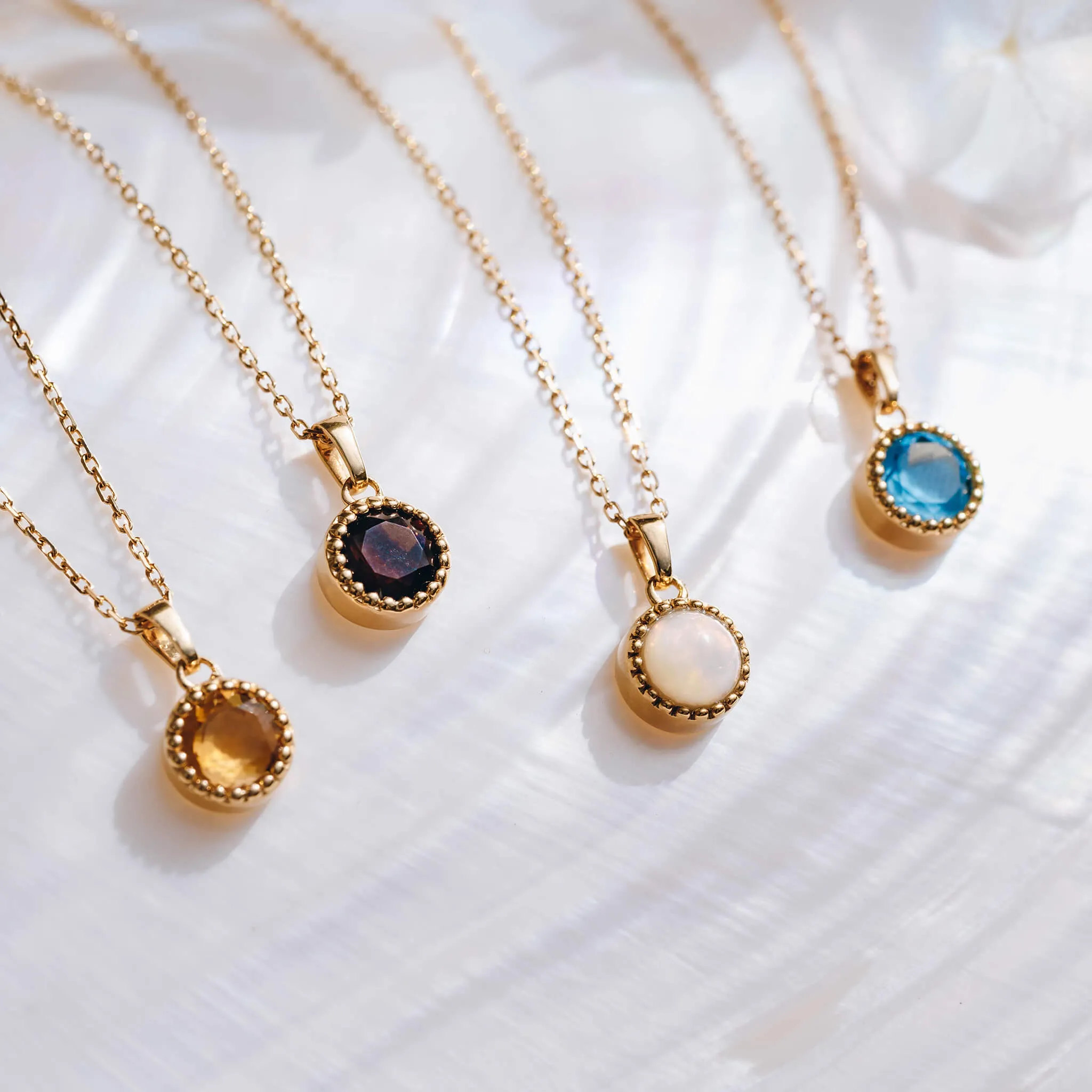 December Birthstone Necklace - Turquoise