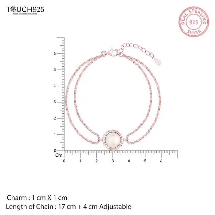 Double Chain Pearl Bracelet