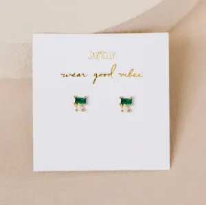 Double Stud Stack Earrings