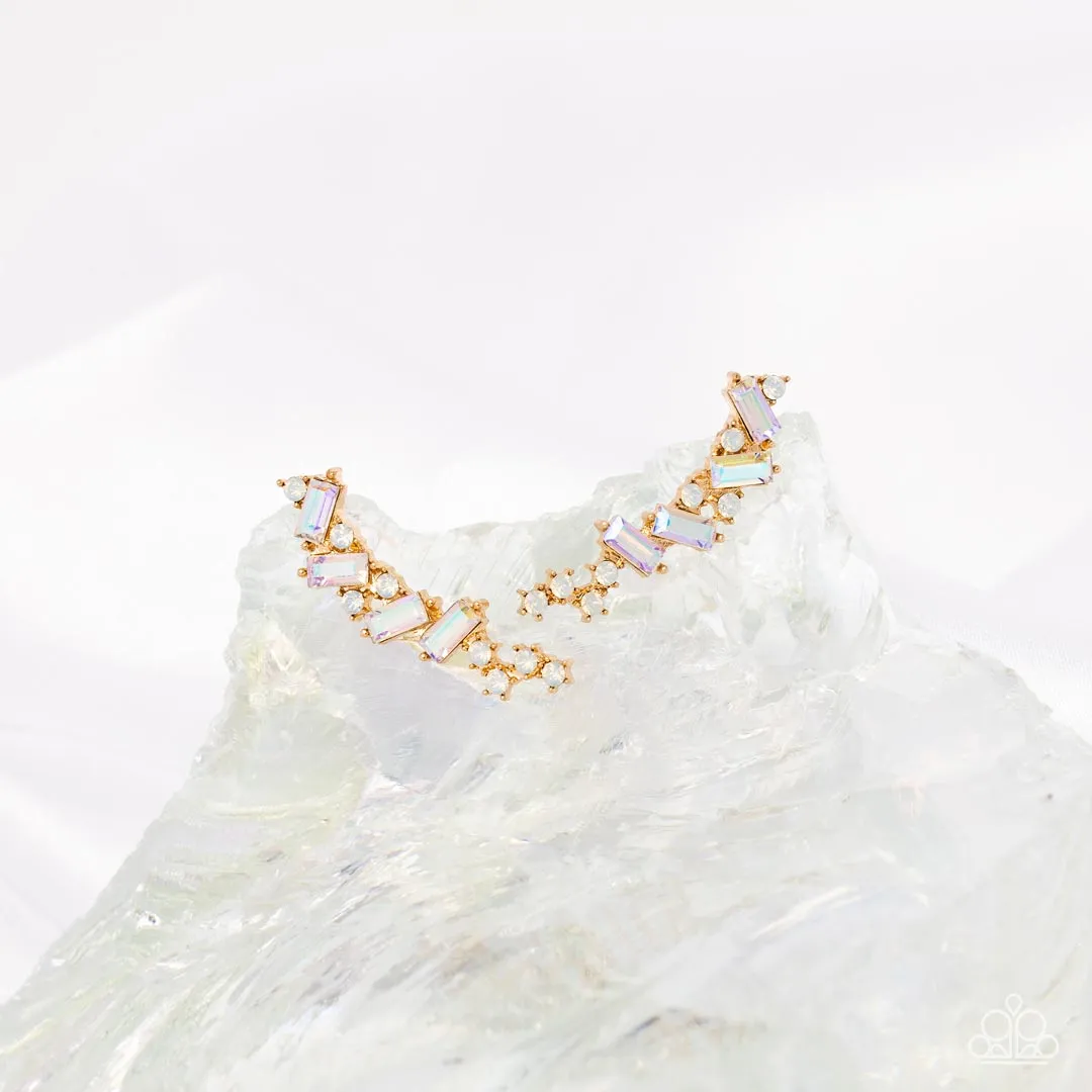 Earrings Stay Magical - Gold  Multi E2260 Earcrawlers
