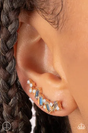 Earrings Stay Magical - Gold  Multi E2260 Earcrawlers
