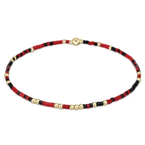 eNewton Design Gameday Hope Unwritten Bracelet - Bright Red-Onyx
