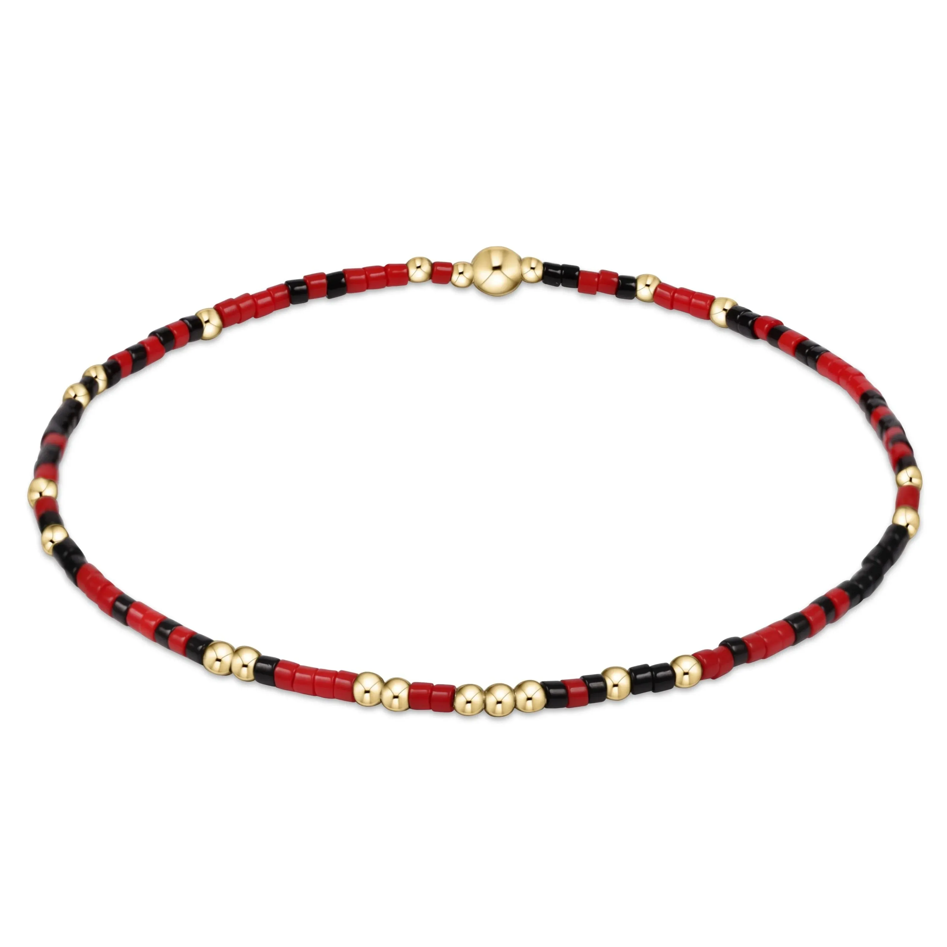 eNewton Design Gameday Hope Unwritten Bracelet - Bright Red-Onyx