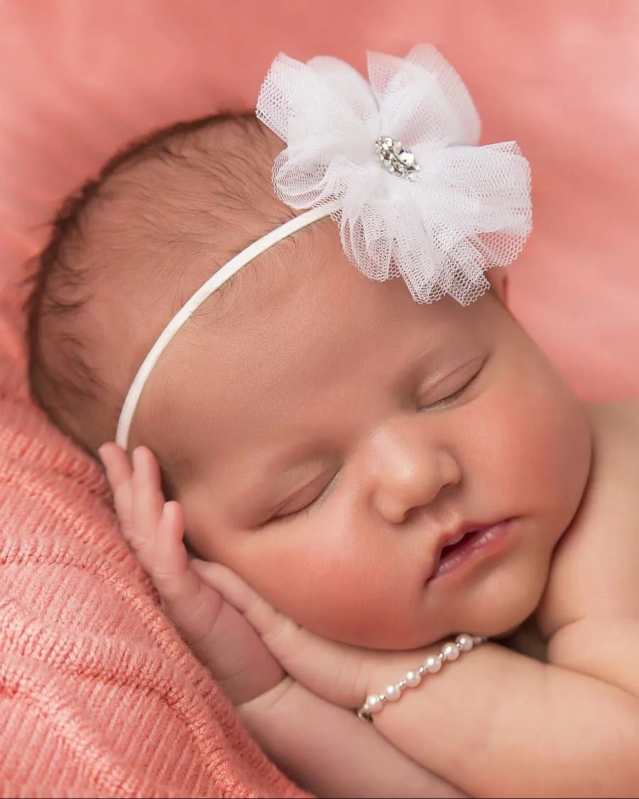 Girls Silver Baby Cross Bracelet Baptism & Communion Gift: Small 0-12m