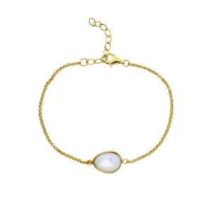 Gold Vermeil & Mother of Pearl Bracelet