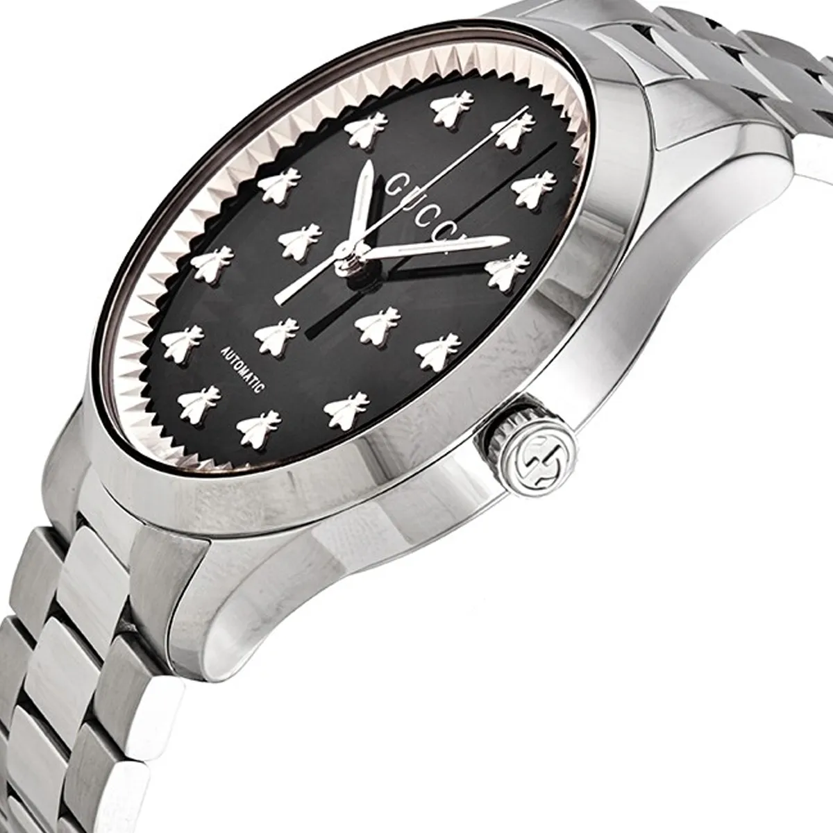 Gucci G-Timeless 42mm Black Onyx Dial Automatic Men's Watch