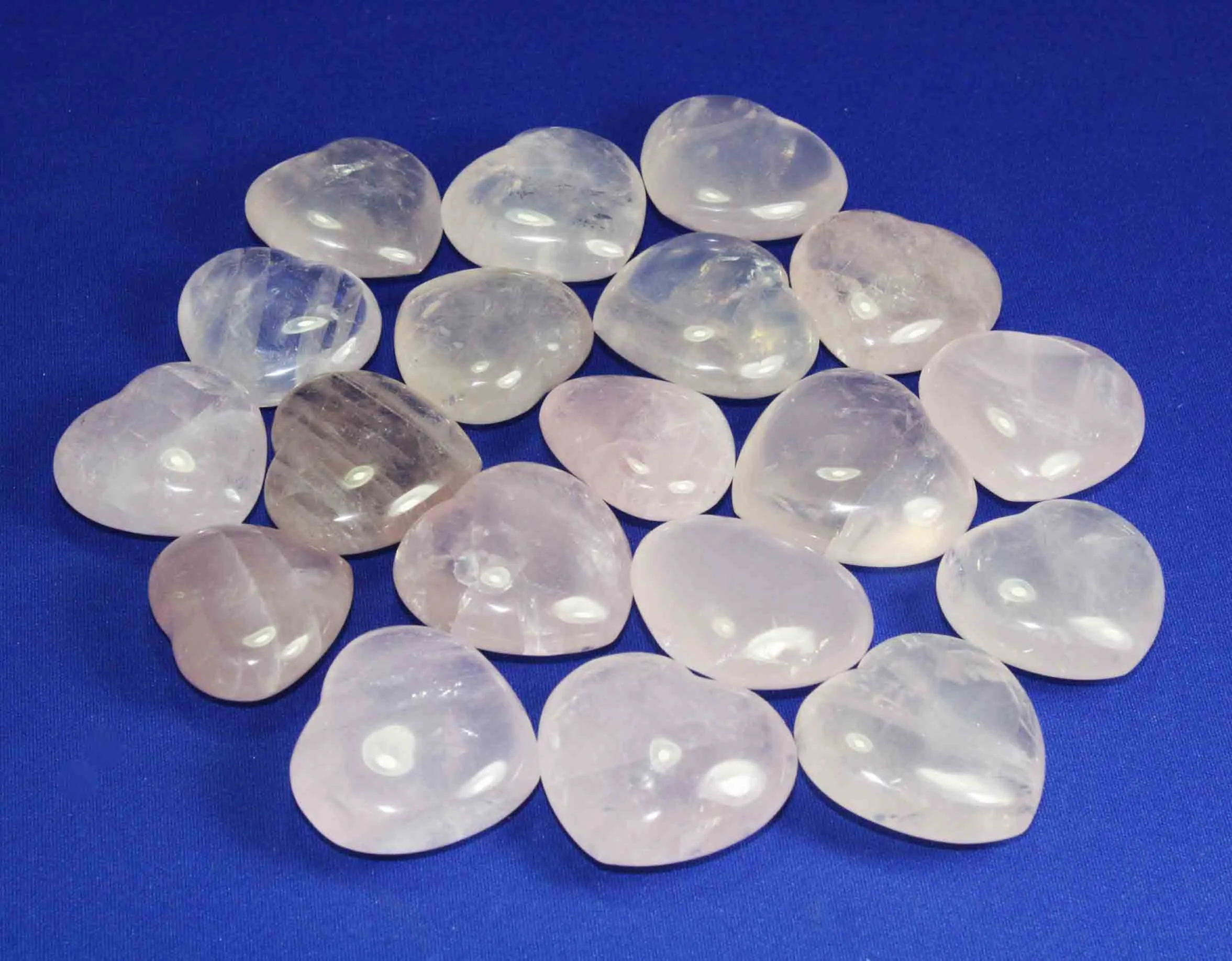 Heart Rose Quartz assorted sizes