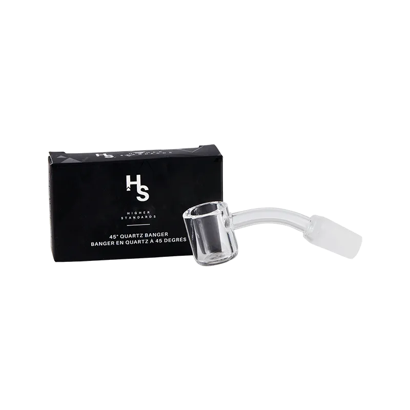 Higher Standards 45 Degree Quartz Banger Glass