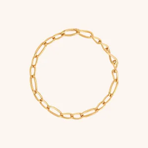 Infinite Slim Chain Bracelet in Gold