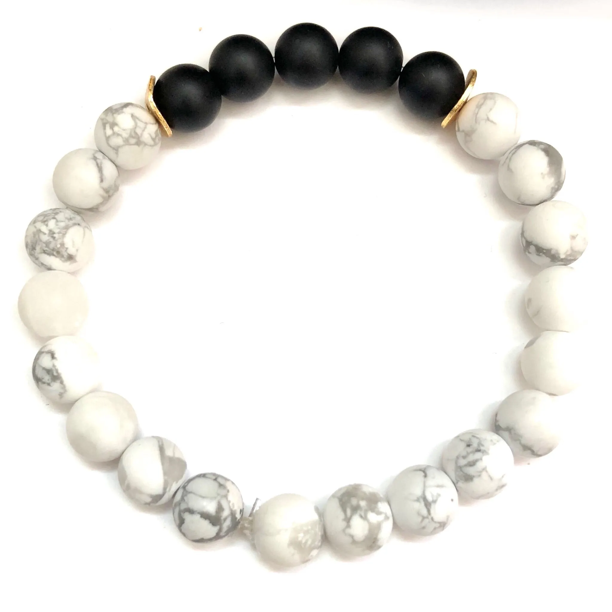 Javelin Men’s Beaded Stone Bracelet
