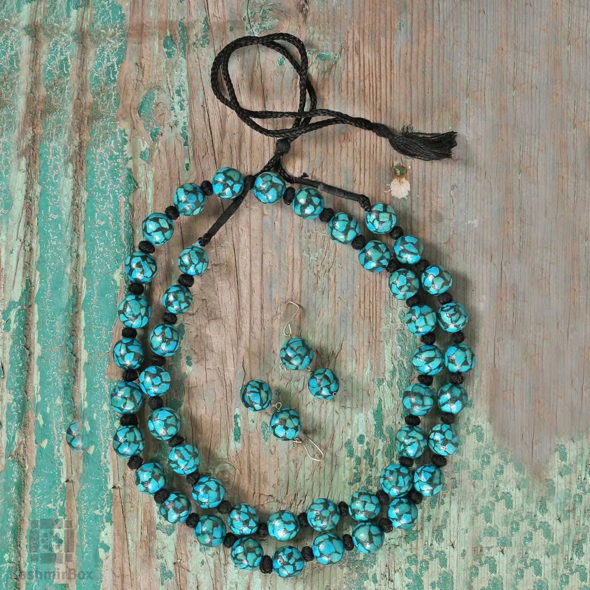 Kashmiri Ferozi Chain Necklace