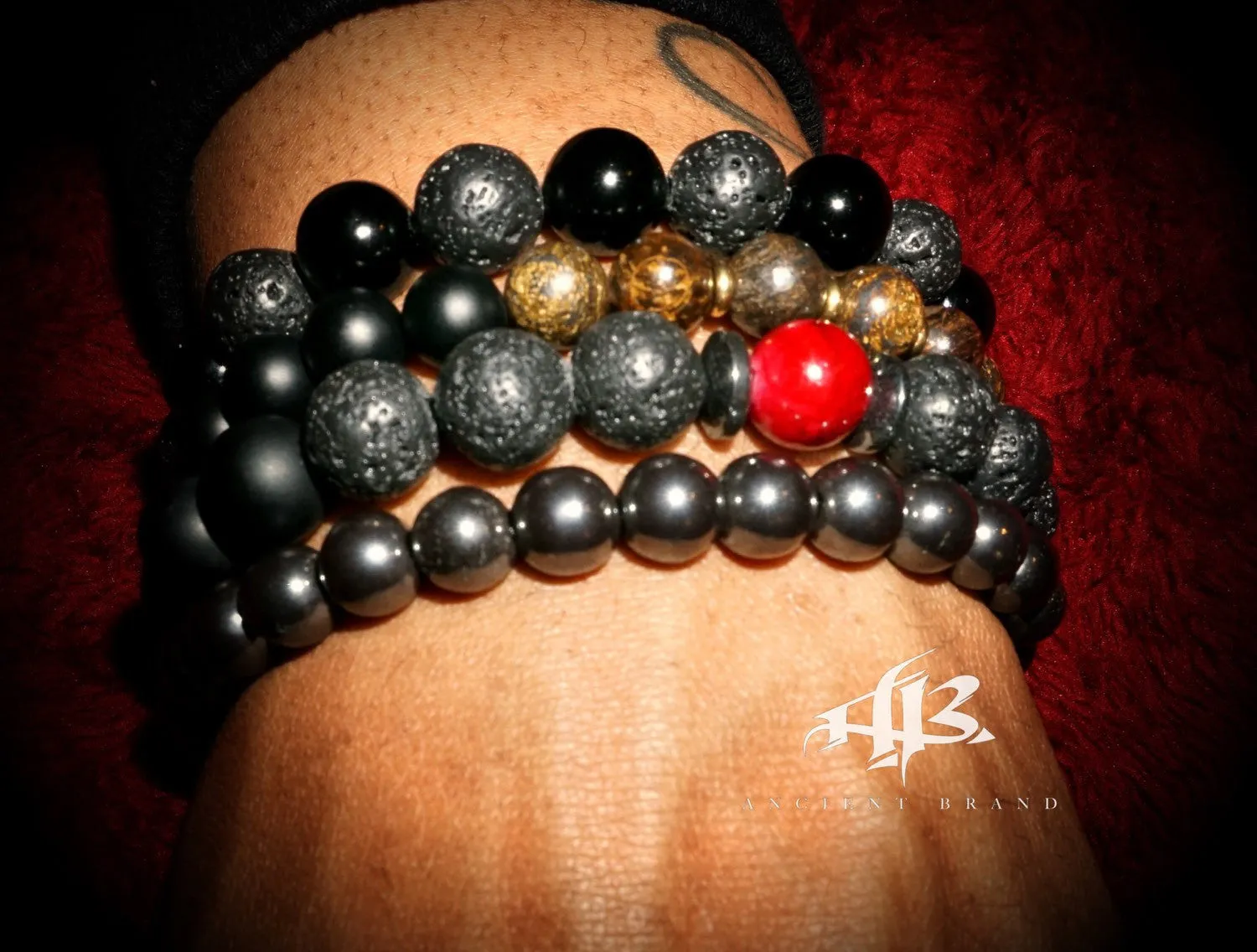 Kingsman Matte Onyx Beaded Bracelet