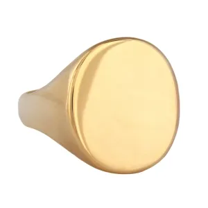 Large Oval Signet Ring