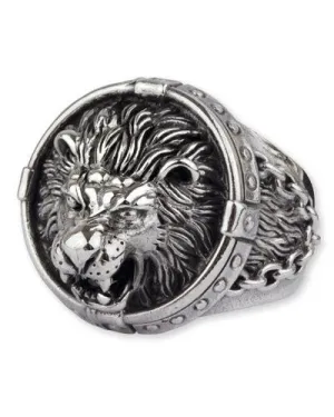LION HEAD STEEL RING