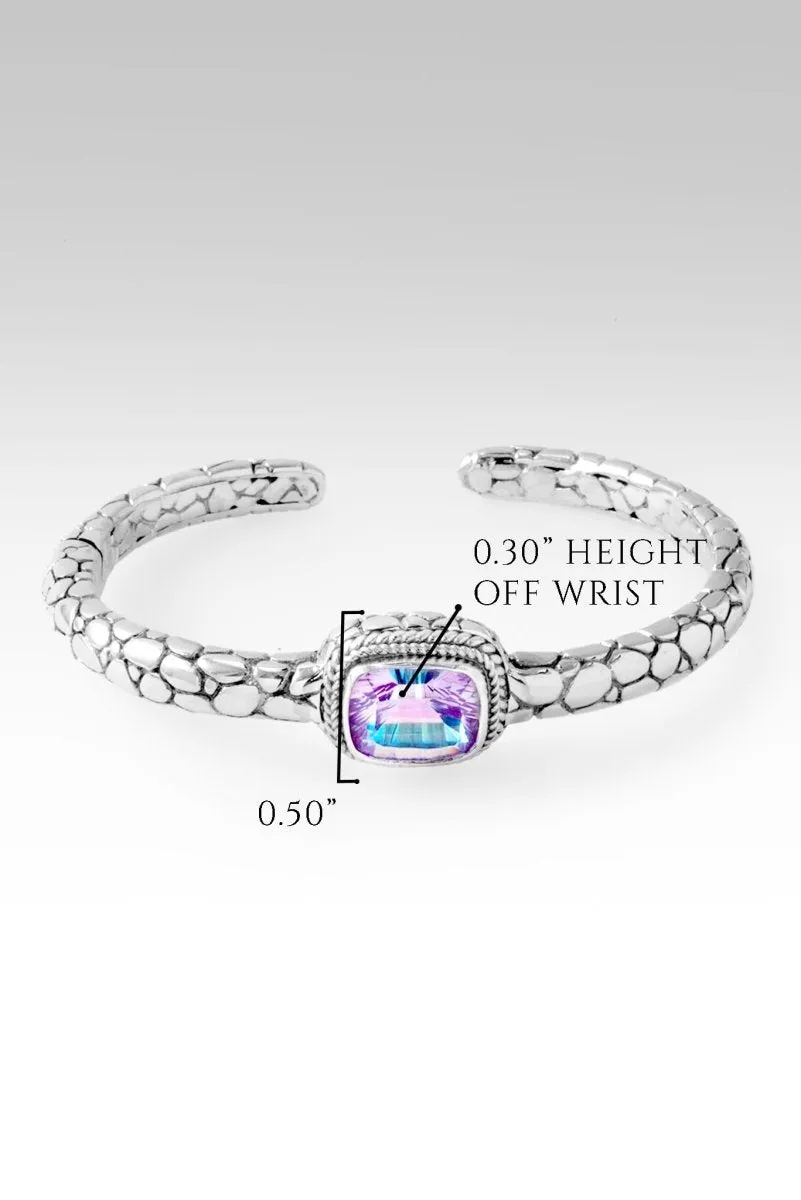 Love One Another Cuff II™ in Pink Vapor™ Mystic Quartz