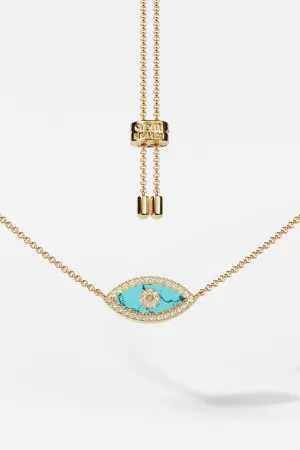 Lucky Eye Adjustable Necklace