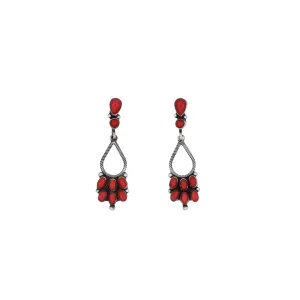 Mediterranean Coral Earrings