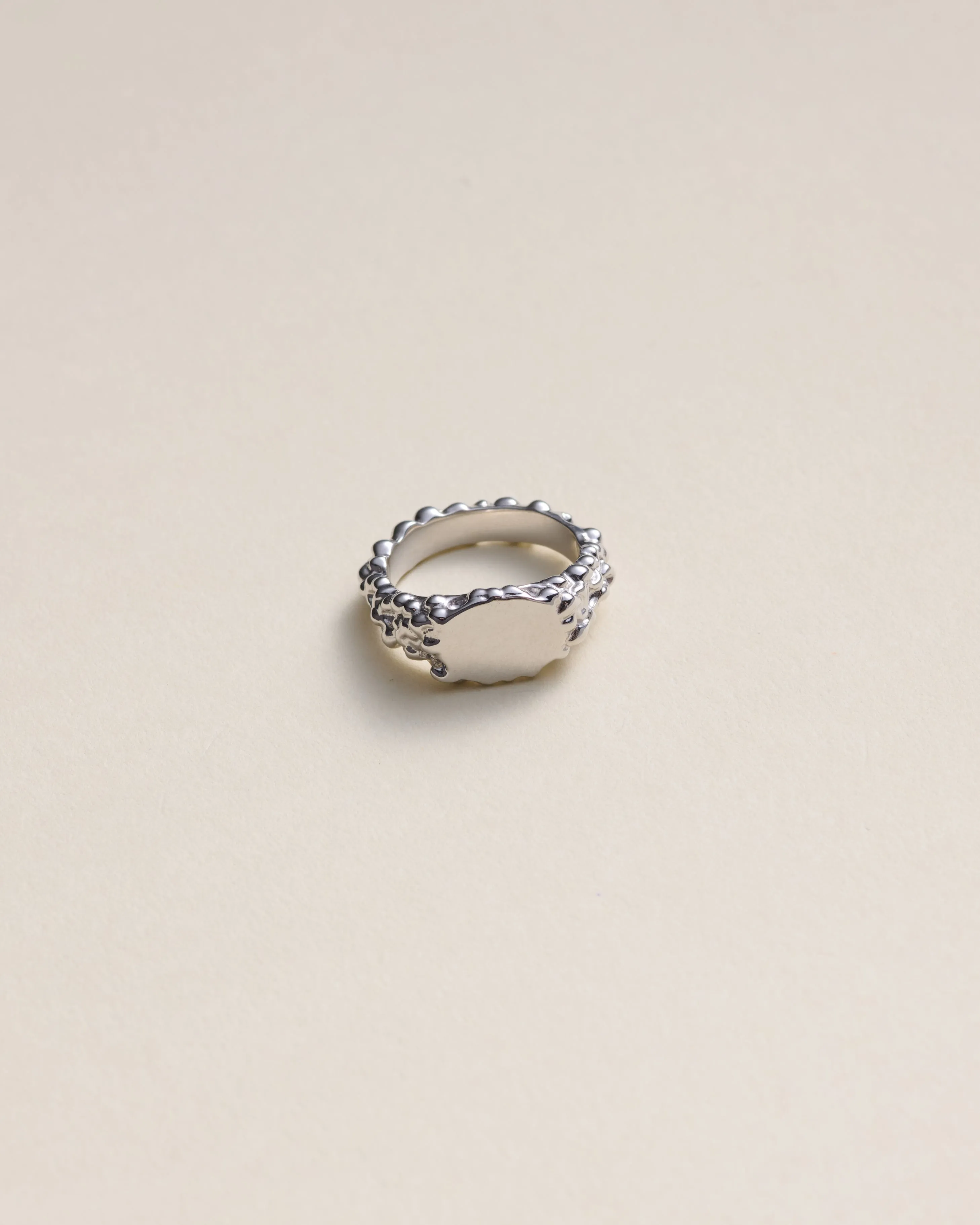 Meredith Signet Ring Recycled 925 Sterling Silver