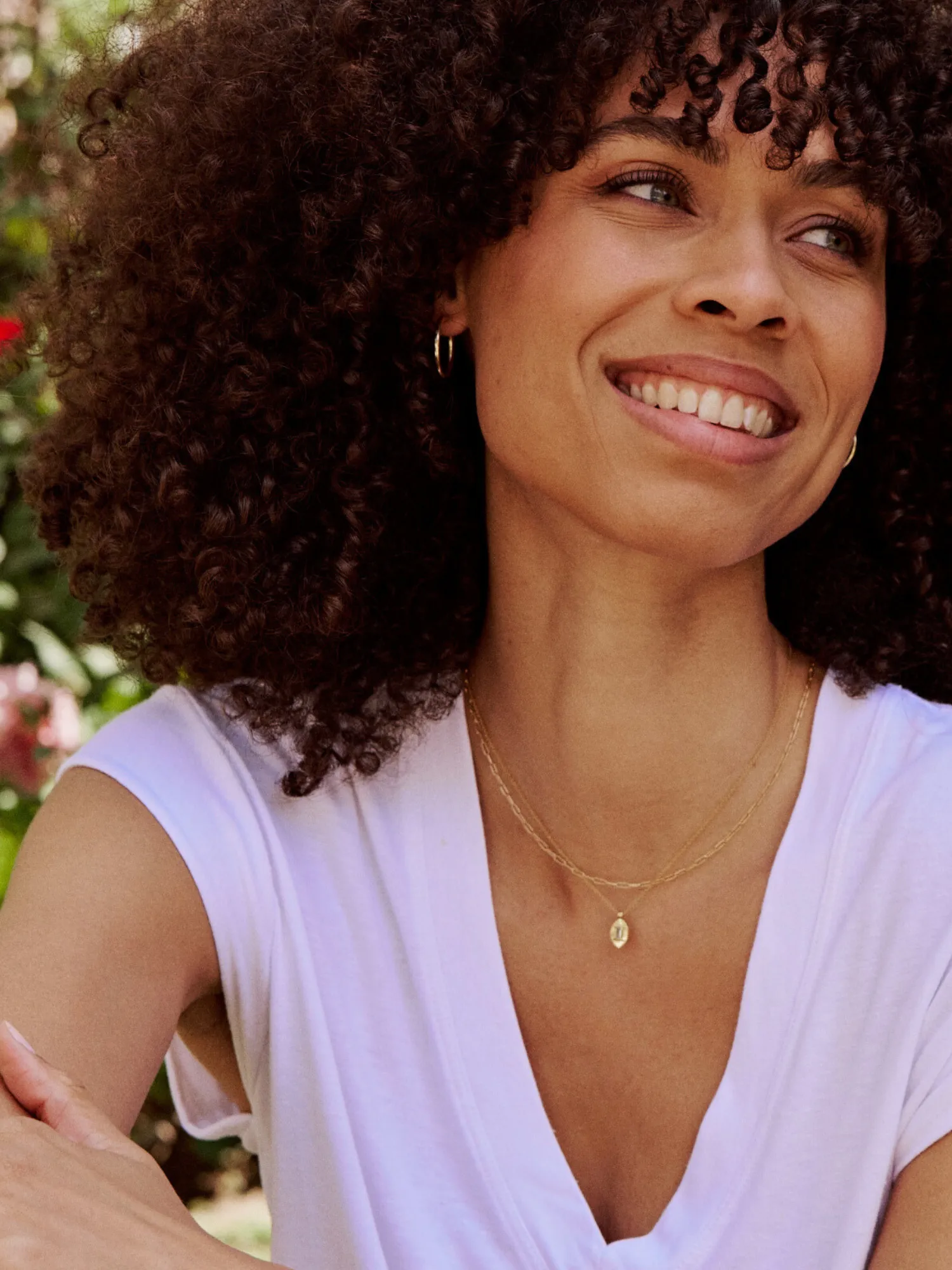Monica Topaz Teardrop Pendant Necklace