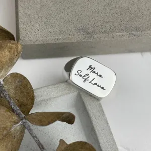 More Self Love Signet Ring