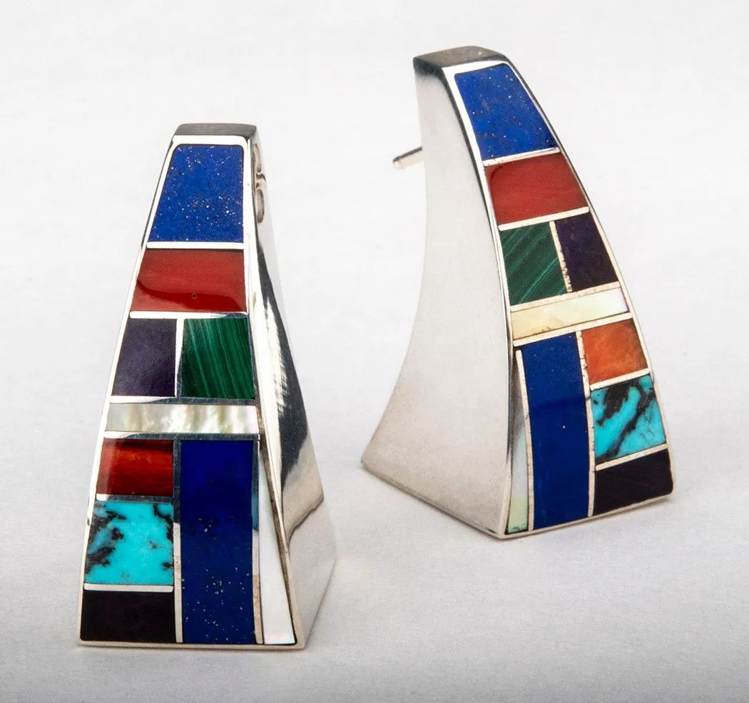 Mosaic Hollow Form Earrings